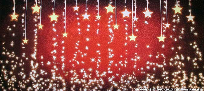 Backdrop CH040D-S Star Trails Red D