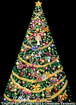 Backdrop CH050-CUT Growing Christmas Tree 1