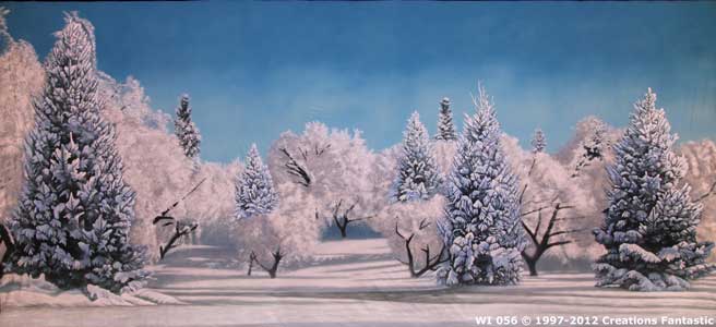 Backdrop WI 056 Winter Tree Landscape 3